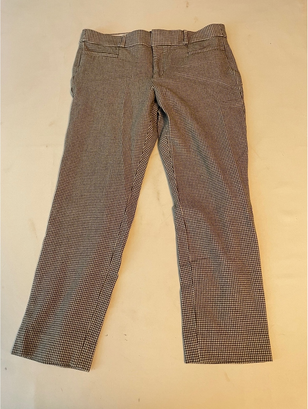 Banana Republic Sloan Women's Dress Pants Size 4 Houndstooth Pattern